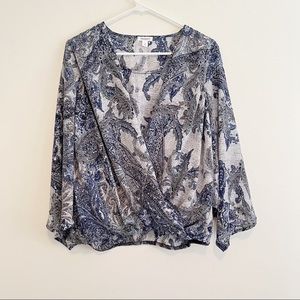 Westport surplice Blouse Size Small